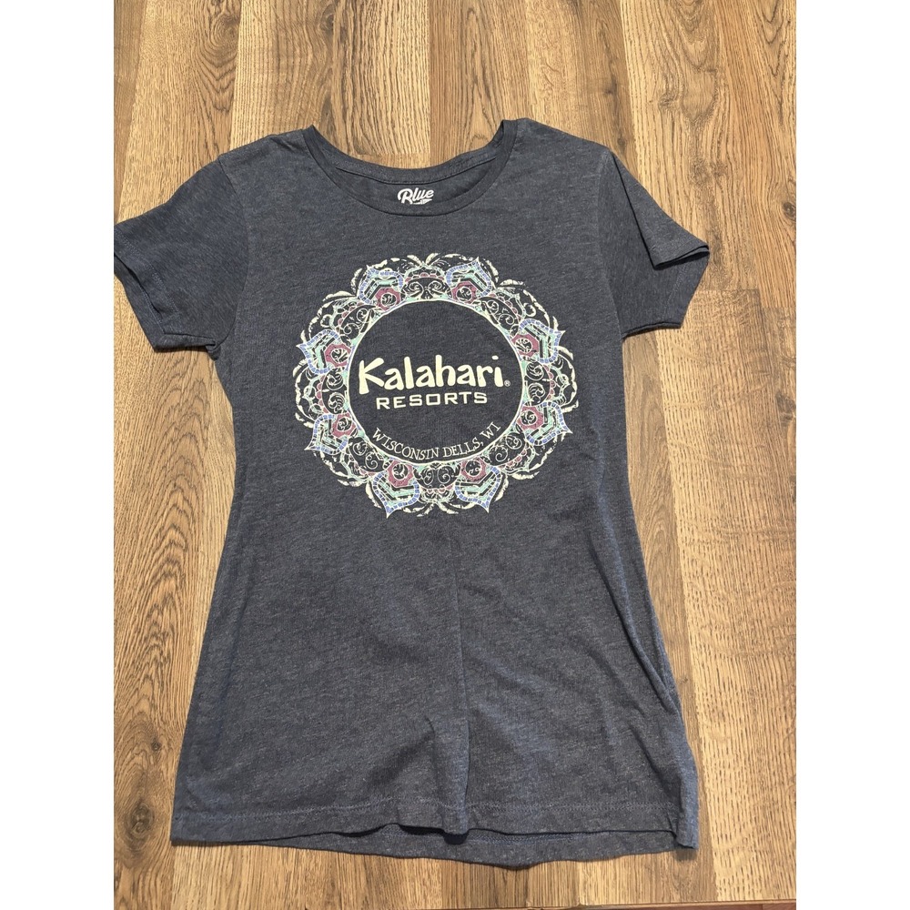 Blue 84 Shirt Women's Size Medium, Gray, Floral "Kahlahari Resorts"